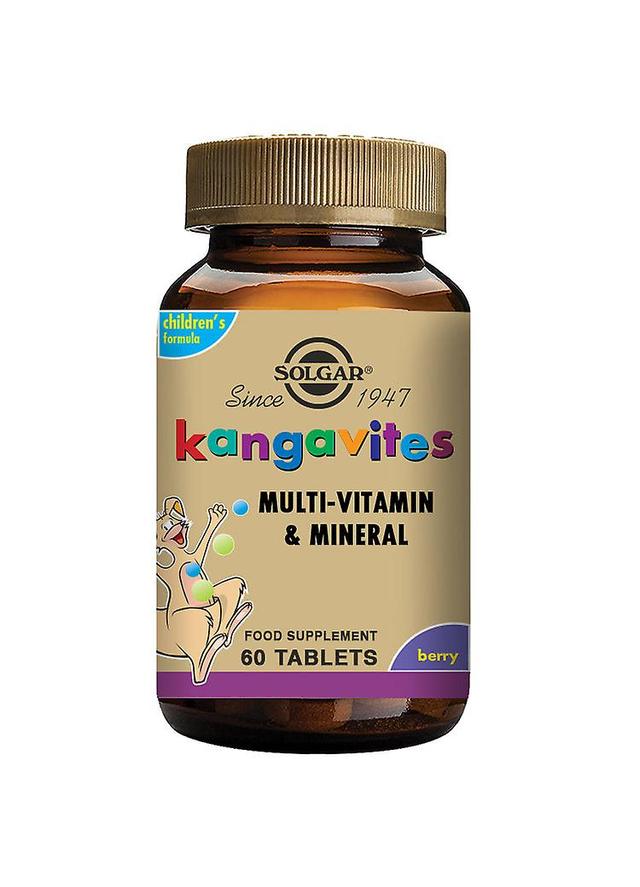 Solgar kangavites multivitamin & mineral bouncing berry (children's formula) 60's on Productcaster.