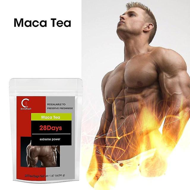 Herbal Maca-tea Tonifying Kidney Improving Male Sexualfunction&resist Fatigue Maca Component Item 28 days on Productcaster.