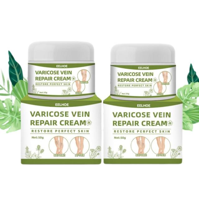 1-3pcs Cremevital Varicose Vein Cream For Legs Eliminate Varicose Veins And Spider Vein 2PCS on Productcaster.