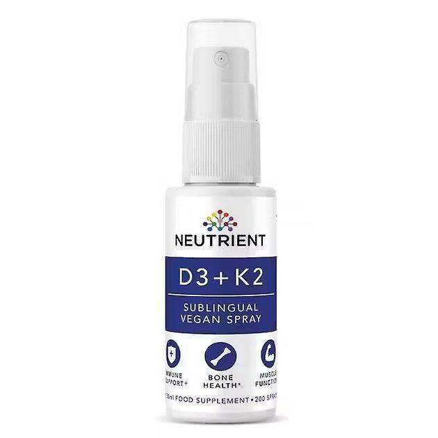 Neutrient D3 K2 2000iu vegaaninen suusuihke 38ml on Productcaster.