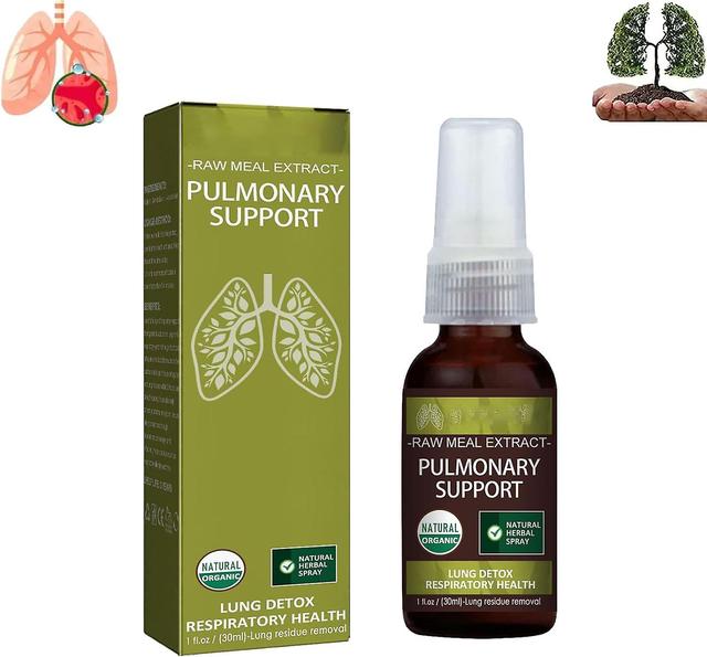 Herbal Lung Cleansing Spray, Organic Lung Health Supplement, Respiratory Support Detox Lung Cleanse Mist Promotes Lung Health - 30ml 1pcs - 30ml on Productcaster.