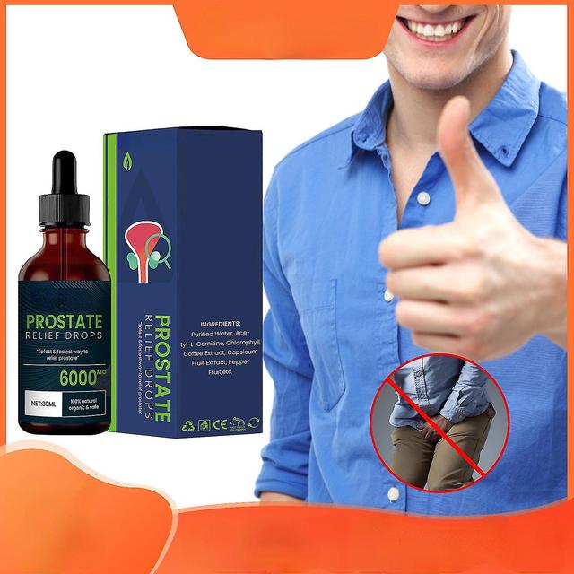 Prostate Treatment Drops, Prostate Pain Relief Drops, Prostate Health Support Supplement, Herbal Enh 1pcs on Productcaster.