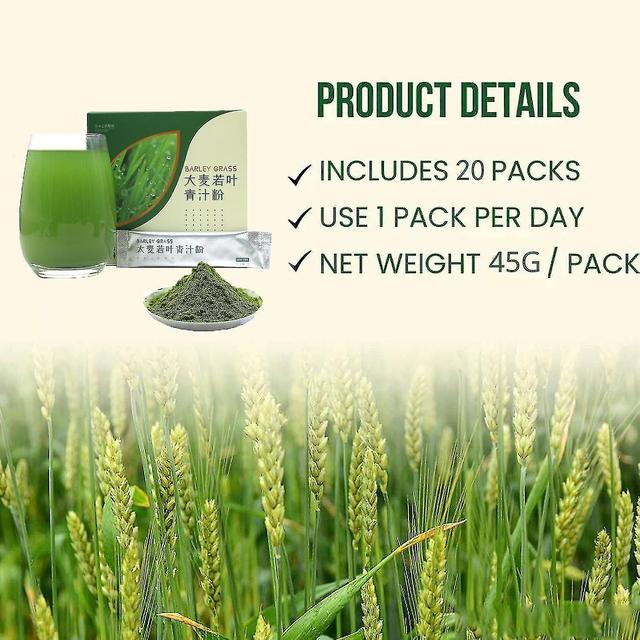 Organic Barley Grass Powder 100% Pure & Natural, Juice Powder - Organic Barley Grass 2 Box on Productcaster.