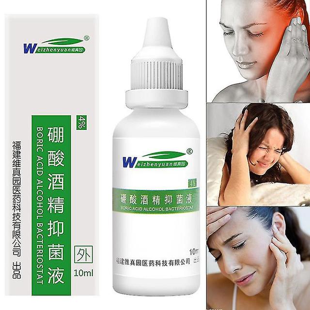 1 Pcs Ear Oil Boric Acid Alcohol Bacteriostat Softening Portable Effective 10ml as show on Productcaster.