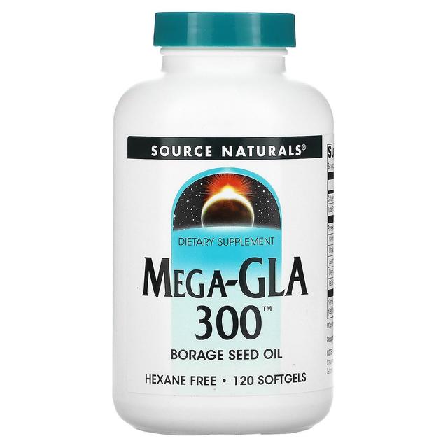 Source Naturals Lähde Naturals, Mega-GLA 300, 120 pehmeää geeliä on Productcaster.