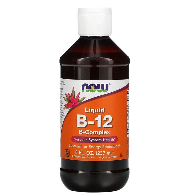 NOW Foods NU Fødevarer, Flydende B-12, B-Kompleks, 8 fl oz (237 ml) on Productcaster.