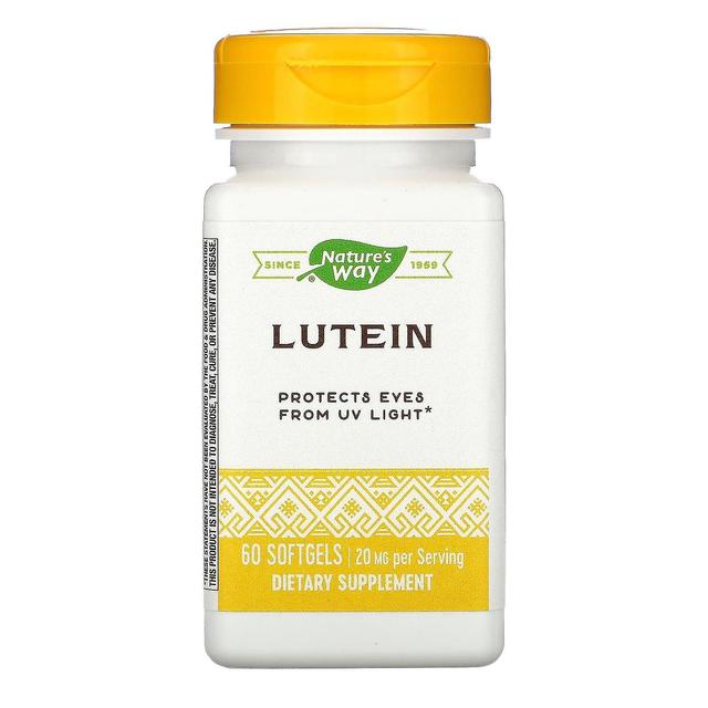 Nature's Way Natura's Modo, Luteina, 20 mg, 60 Softgels on Productcaster.