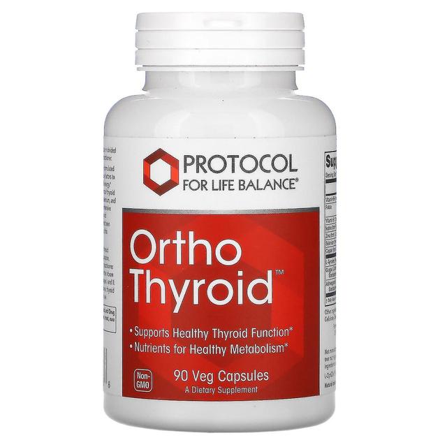 Protocol for Life Balance, Ortho Thyroid, 90 Veg Capsules on Productcaster.