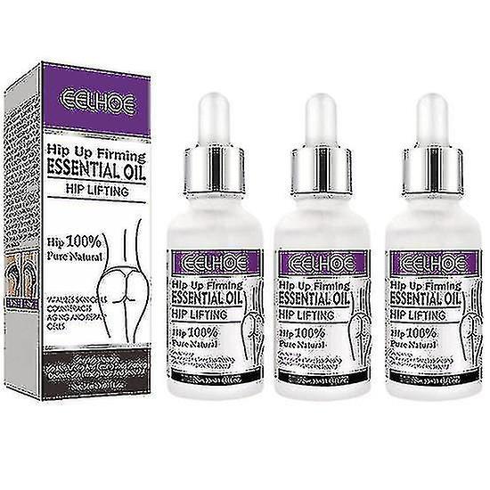 3pcs Oveallgo Hip Dip Collagen Filling Oil Natural Herbal Hip Lifting Oil on Productcaster.