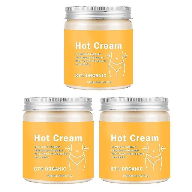 Crema anticelulítica y adelgazante Medilisk, crema caliente para quemar grasa abdominal y tensar, crema para quemar grasa para la barriga 3pcs on Productcaster.