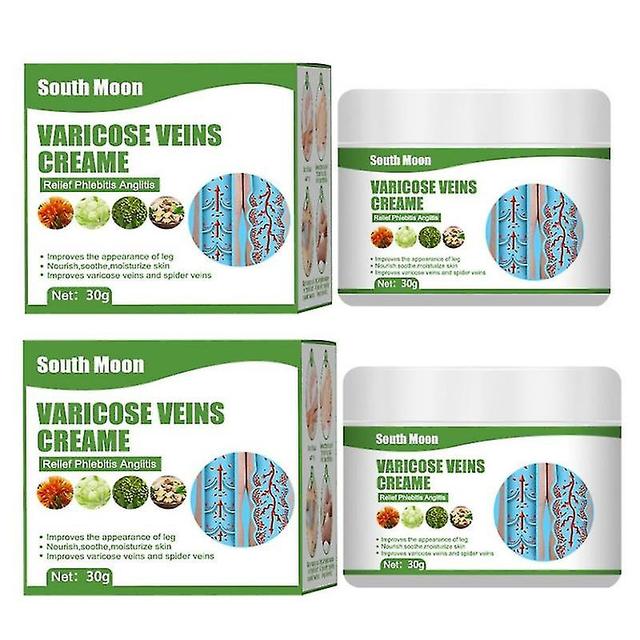 2pcs Varicose Vein Cream For Legs Eliminate Varicose Veins And Spider Vein on Productcaster.