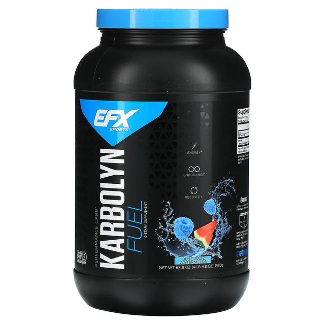 EFX Sports, Karbolyn Fuel, Melancia Blue Razz, 68,8 onças (1.950 g) on Productcaster.