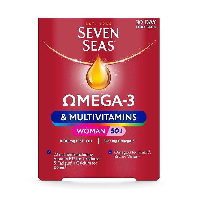 Seven Seas Omega-3 Multivitamins Woman 50+ 30-Day Duo Pack Mineral & Vitamins on Productcaster.