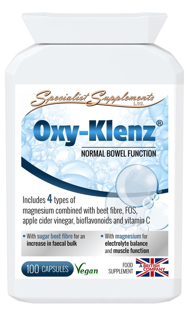 Specialist Supplements Spezialisierte Nahrungsergänzungsmittel oxy-klenz 100 on Productcaster.