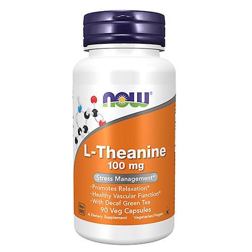 Now Foods L-theanine,100 mg,90 Vcaps (Opakowanie 3) on Productcaster.