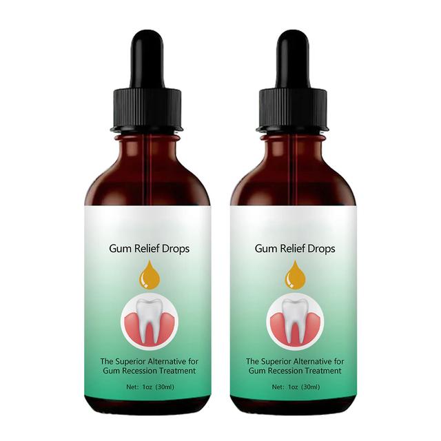 Oral Cleansing Drops Strengthen Gums Adhesion Liquid for Teeth Supplies 2pcs on Productcaster.