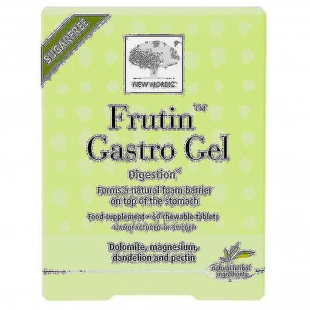 New Nordic Uusi pohjoismainen, Frutin Gastro Gel, 60 purutablettia on Productcaster.