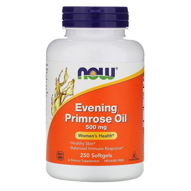 Now Foods, Evening Primrose Oil, 500 mg, 250 Softgels on Productcaster.