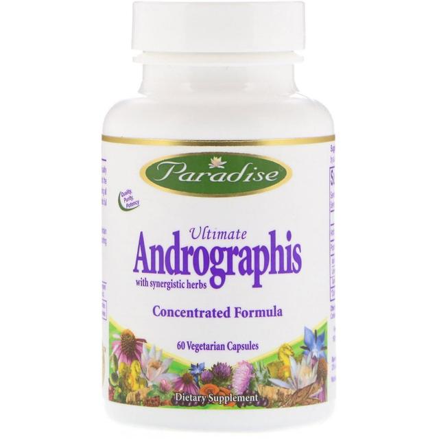 Paradise Herbs, Ultimate Andrographis, 60 Vegetarian Capsules on Productcaster.