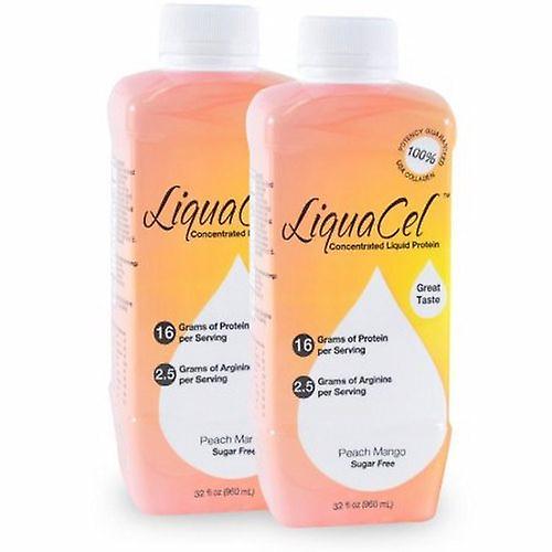 Global Health Products In Oral Protein Supplement LiquaCel Peach Mango Flavor 32 oz. Container Bottle Ready to Use, Count of 1 (Pack of 4) on Productcaster.