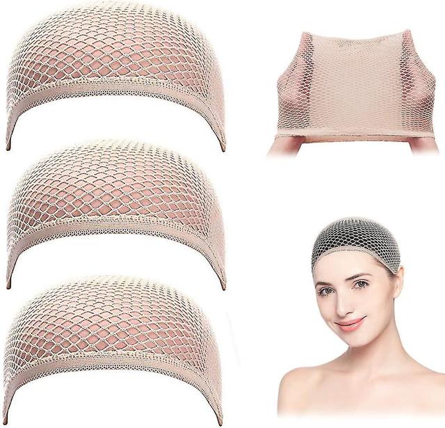 Chapeau de perruque de dames de 3PCS, chapeau net de perruque nue, filet de cheveux de perruque de cosplay on Productcaster.