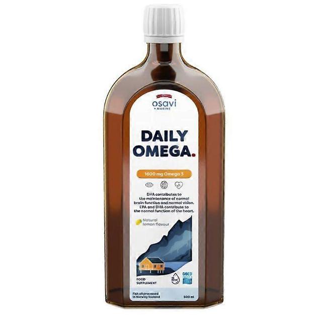 Osavi Daily Omega 1600mg Omega 3 (prírodný citrón) 250ml on Productcaster.