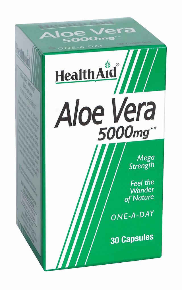 Health Aid Aloe Vera 5000mg, 30 Capsules on Productcaster.