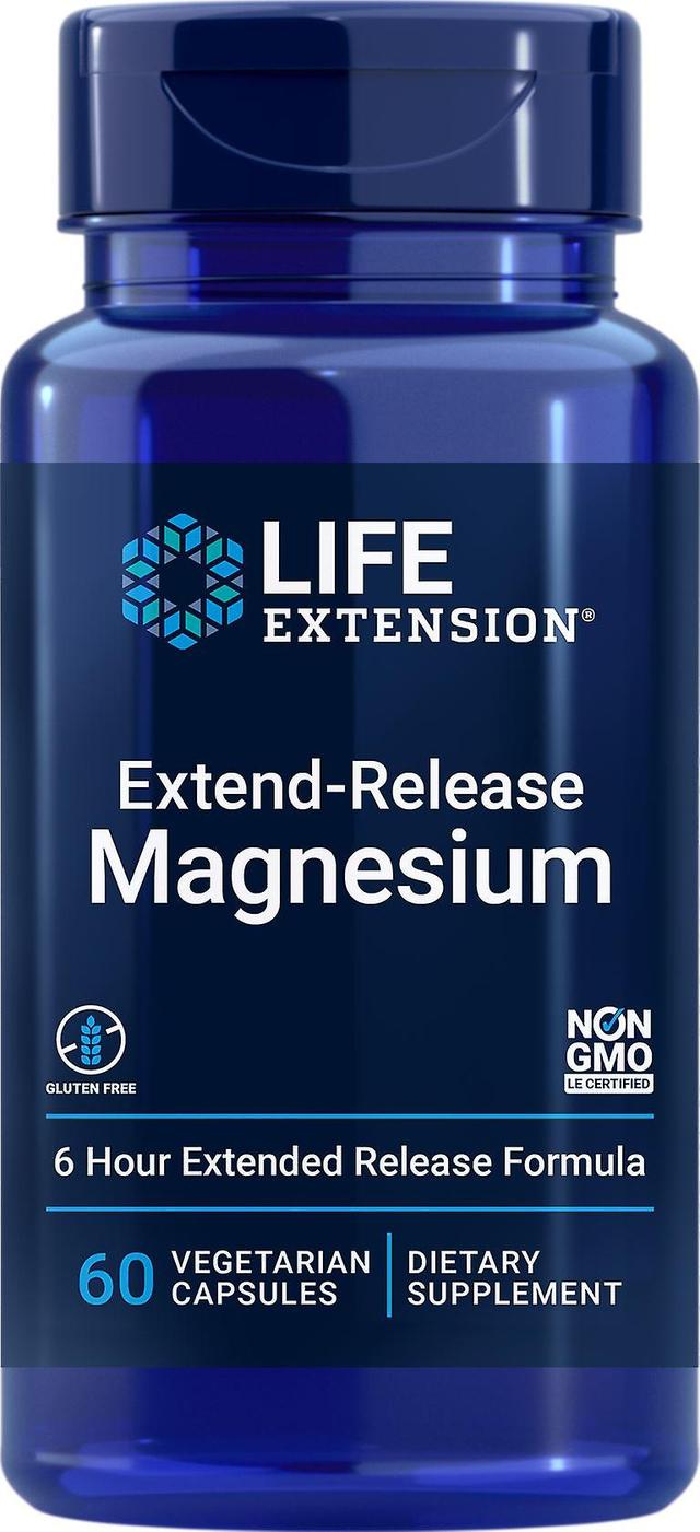 Life Extension Extend-Release Magnesium 60 Vegetarian Capsules on Productcaster.