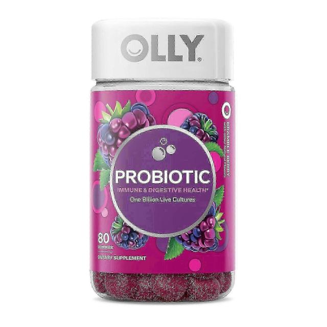 Olly probiotiske immune &fordøjelsessystemet sundhed gummies, bramble bær, 80 ea on Productcaster.