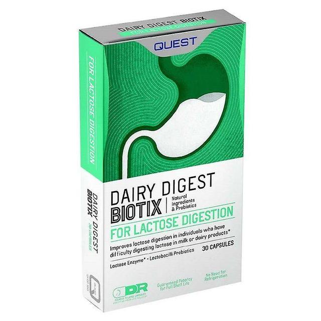 Quest Vitamins Dairy Digest Biotix Capsule 30 (601436) on Productcaster.