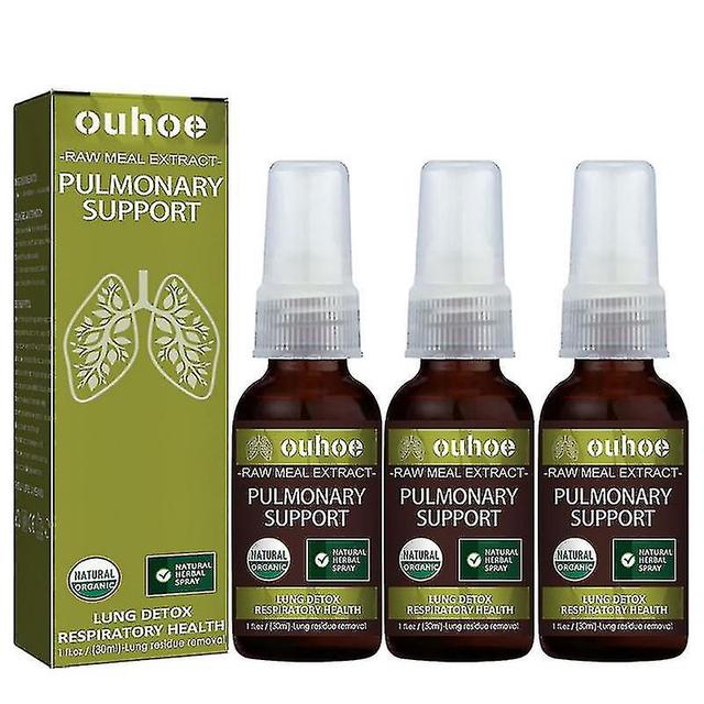 Qian 3pcs Santé pulmonaire à base de plantes - Nettoyage des poumons & Détox pour l’assistance respiratoire on Productcaster.