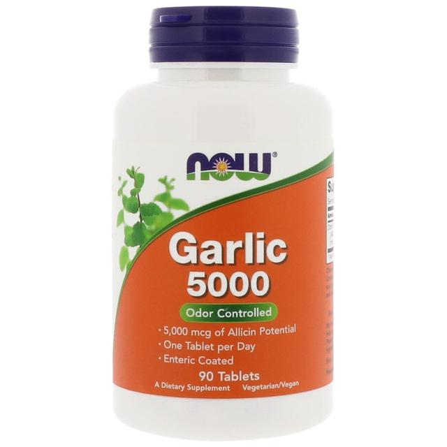 Now Foods, Garlic 5000, 90 Tablets on Productcaster.