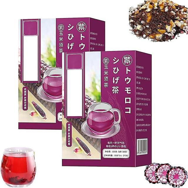 Ksydkj 21Pcs Japan Anthocyanins Purple Corn Stigma Tea for Men and Women 63Pcs on Productcaster.