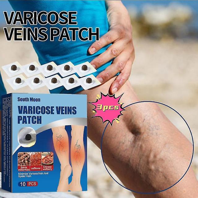 South Moon Venous Pill Patch Per Alleviare Vene Varicose, Gonfiore E Dolore, Massaggio Gambe E Cura Pillola Patch Olio Da Massaggio 1pcs) -GSL 3PCS on Productcaster.