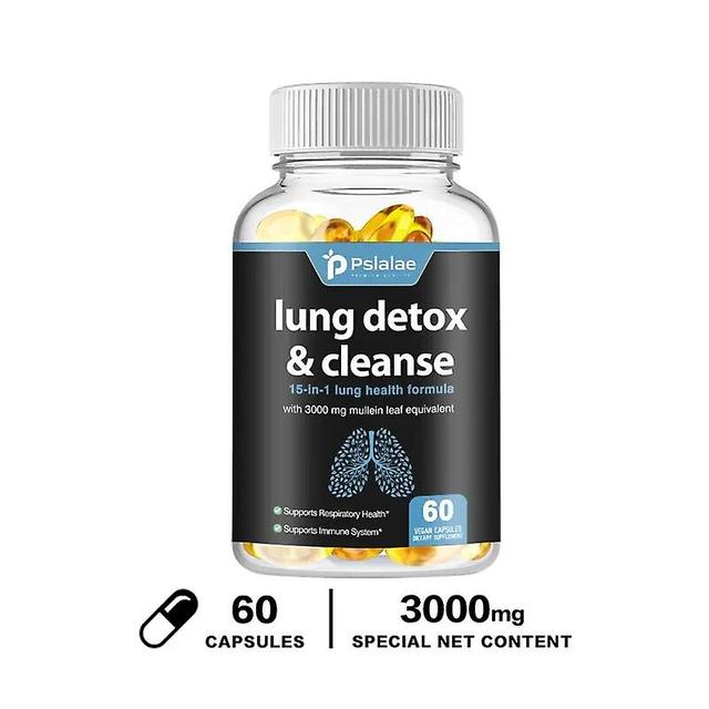 Venalisa Vzorec pre zdravie pľúc 15 v 1 - extrakt z diviny 10: 1 (ekvivalent 3000 mg), vegetariánske kapsuly | Vyrobené v USA 60 Capsules on Productcaster.