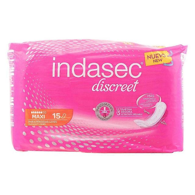 Indasec compresses incontinence maxi 15 units on Productcaster.