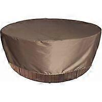 Housse de protection ronde pour jacuzzi, table de jardin, spa, jacuzzi, avec lastique pour meubles de baignoire extrieure, 190 x 89 cm (marron) on Productcaster.