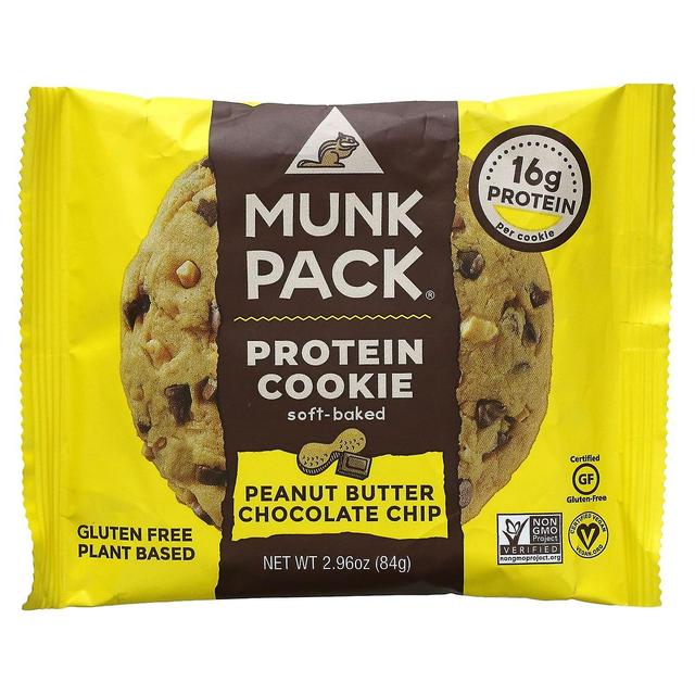 Munk Pack, Protein Cookie Manteiga de Amendoim Chocolate Chip, 2,96 oz (84 g) on Productcaster.