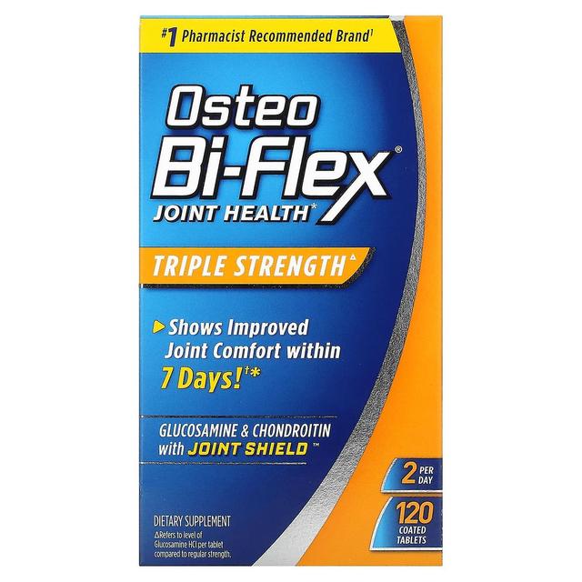 Osteo Bi-Flex, ledhälsa, trippelstyrka, 120 belagda tabletter on Productcaster.