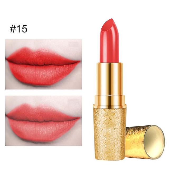 Makeup Gold Tube Small Lipstick Hydrating Lip Stick Beauty Cosmetic Colorful Nourishing Lipstick 15 on Productcaster.