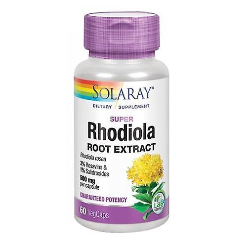 Solaray Super Rhodiola Extract,500 mg ,60 Caps (Pack of 3) on Productcaster.