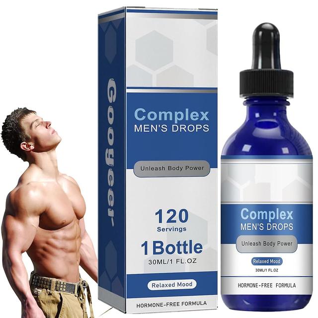 Mamusk Complex Mens Drops, 30ml Complex Men's Drops Super-Potent Version, Secret Drops For Strong Men, Blue Direction Drops for Men 1pcs on Productcaster.