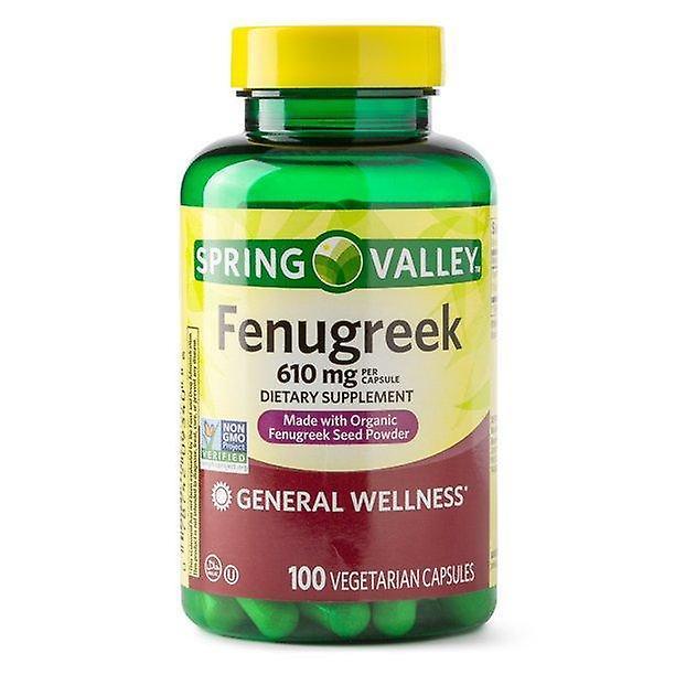 Spring valley fenugreek dietary supplement capsules, 610mg, 100 count on Productcaster.