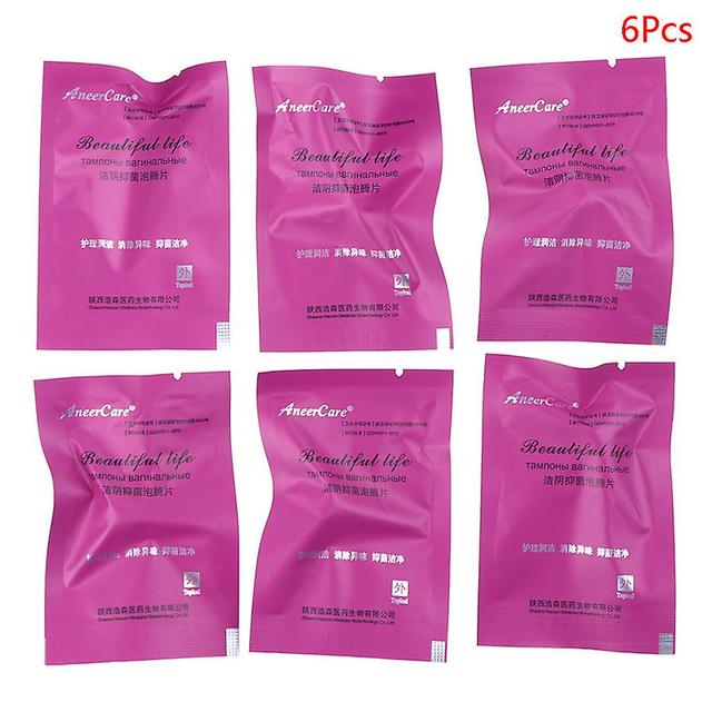 Eastocos 3/6Pack Feminine Hygiene Vagina Cleaning Pill Tampon Cures Vaginal Detox Pill 6Pcs on Productcaster.