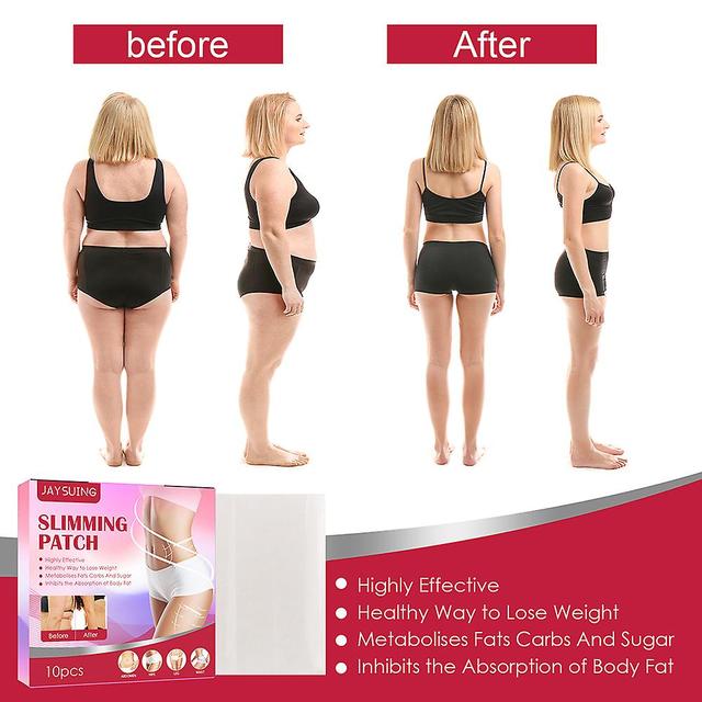 Body Shaping Plasters Fat Burning Abdominal Fat Away Sticker Quick Slimming 10pcs on Productcaster.