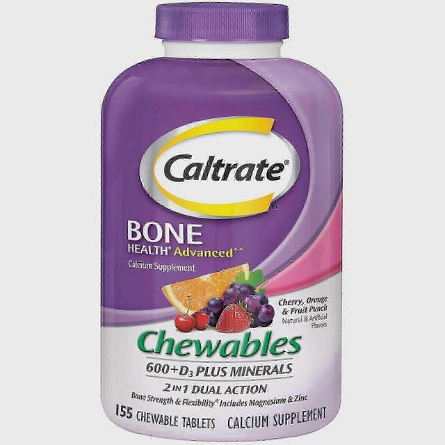 Caltrate bone health advanced 600+d3 plus minerals multi-flavor calcium chewables, 155 ea on Productcaster.