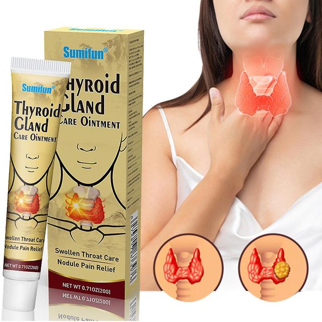 1/2pcs Thyroid Support Health Cream Energy Focus Formula Neck Muscle Swelling Nursing Ointment For Adult 20g on Productcaster.