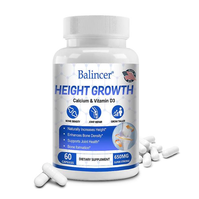 Vorallme Bone Growth - Helps Regulate Calcium Metabolism, Promotes Bone Growth And Health, Enhances Bone Density, Supports Immunity 60 count-1 bottle on Productcaster.