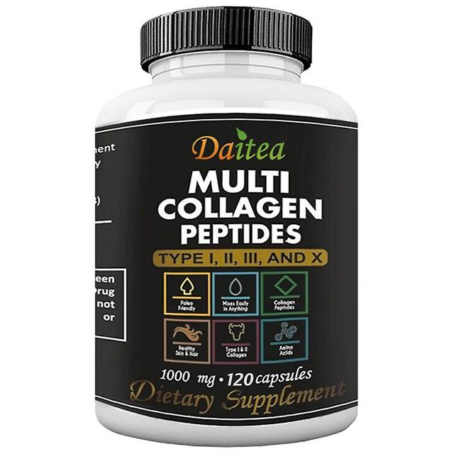 Vorallme Hydrolyzed Collagen Capsules - Relieves Joint & Bone Pain, Aids Rejuvenation, Anti-aging, Supports Healthy Hair, Skin & Nails 120Count on Productcaster.