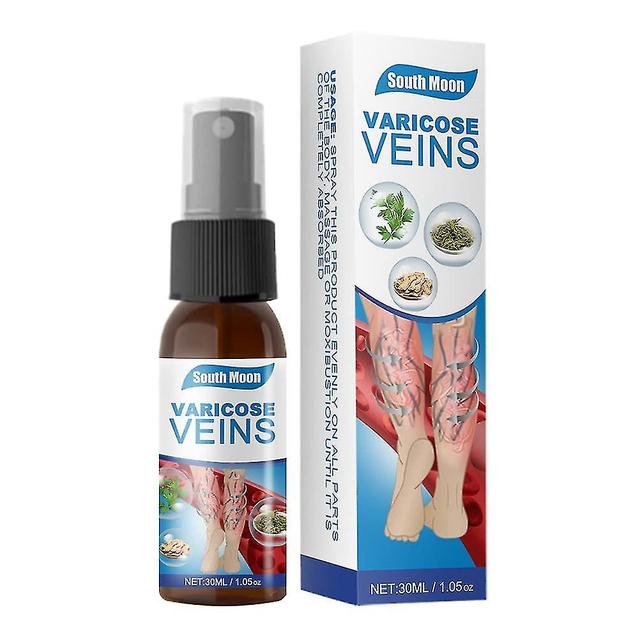 Varicose Veins Spray, Varicose Veins Miracle Spray,30ml Natural Herbal Spray For Varicose And Spider Veins Removal Improve Blood Circulation 1pcs on Productcaster.